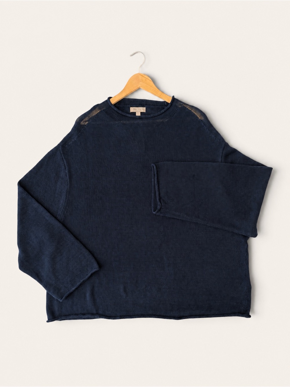 J. Crew Navy Women's Crewneck Sweater